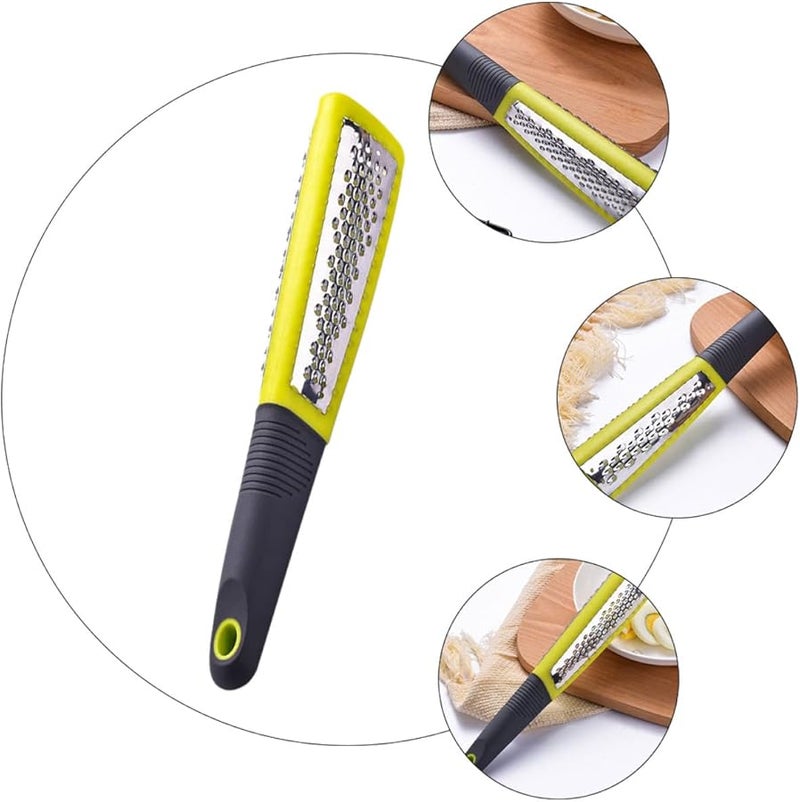 Lurrose Double Sided Stainless Steel Kitchen Grater For Vegetables Potato And Cheese Shredding Random Color - Image 3